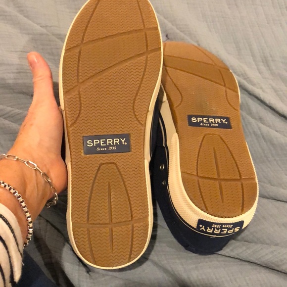 Sperry M8/W10  ‘Halyard’ Navy NWOT - Picture 3 of 6